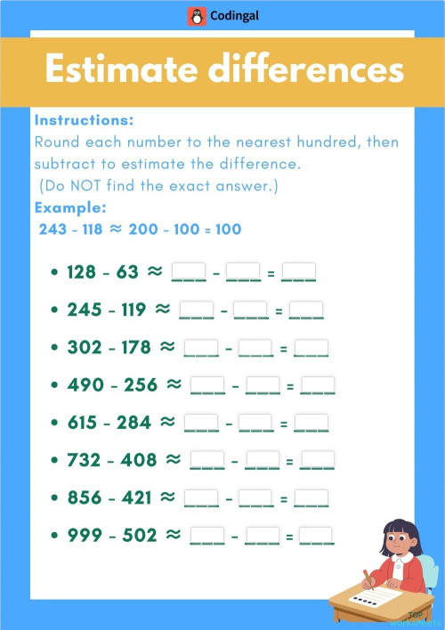M_G03M12L26_WA03_Estimate differences. Interactive worksheet ...
