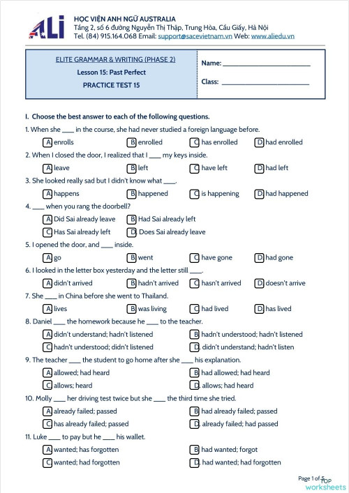 like / love / hate + verb-. Interactive worksheet | TopWorksheets