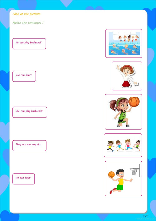 Read and match !. Interactive worksheet | TopWorksheets