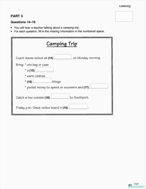 Pet 4 Test 3 Part 3 Interactive Worksheet Topworksheets Pet 4 Test 3 Part 3 Interactive Worksheet Topworksheets