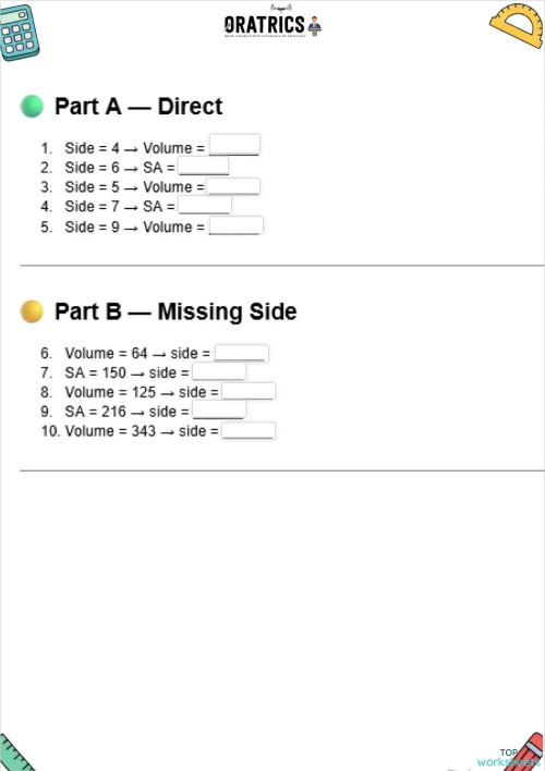 Grade 6 58 1. Interactive worksheet | TopWorksheets