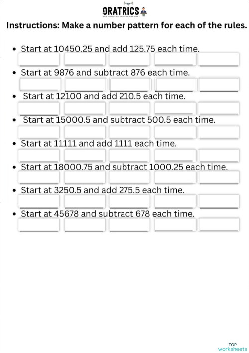 Grade 5 46 3. Interactive worksheet | TopWorksheets