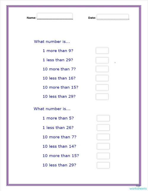 N2Y - Meteor - Math. Interactive worksheet | TopWorksheets
