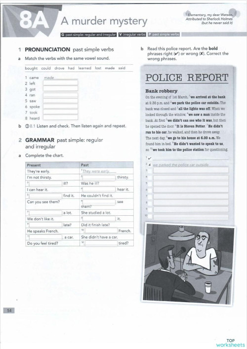 8A workbook elementary. Interactive worksheet | TopWorksheets