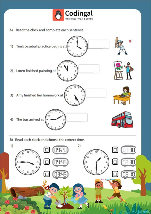 M_G03M26L56_WA02_Telling_Time_on_Clocks_4. Interactive worksheet ...