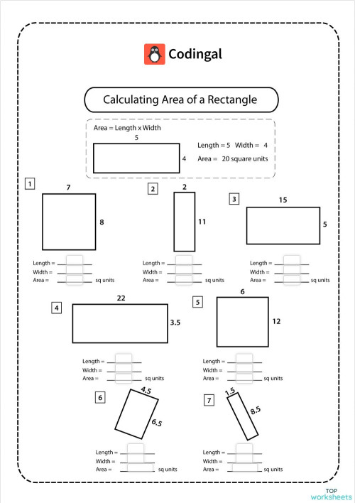 M_G04M15L50_WA02_Analyze the Length, width and Area.. Interactive ...