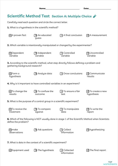 Biology: interactive worksheets and online exercises | TopWorksheets