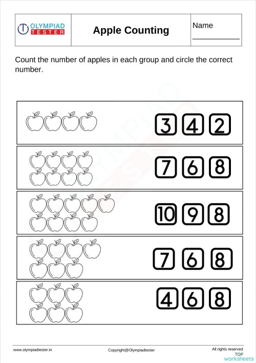 count: interactive worksheets and online exercises | TopWorksheets