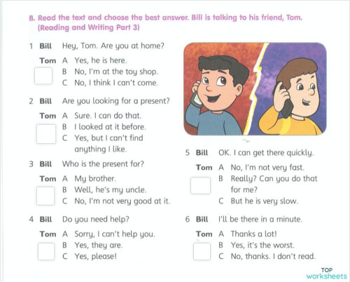 Dialog 2 Gomvrs. Interactive worksheet | TopWorksheets