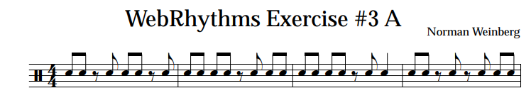 Drum rhythms 3A. Interactive worksheet | TopWorksheets