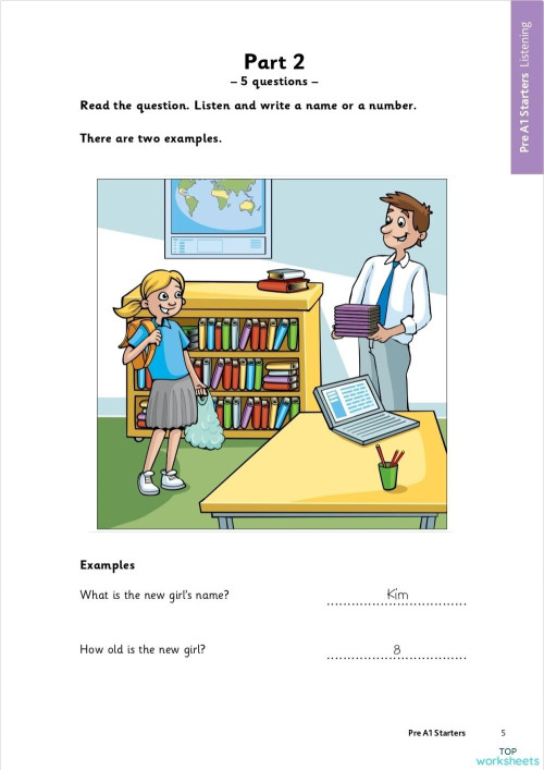 ST Li 1 P2. Interactive worksheet | TopWorksheets
