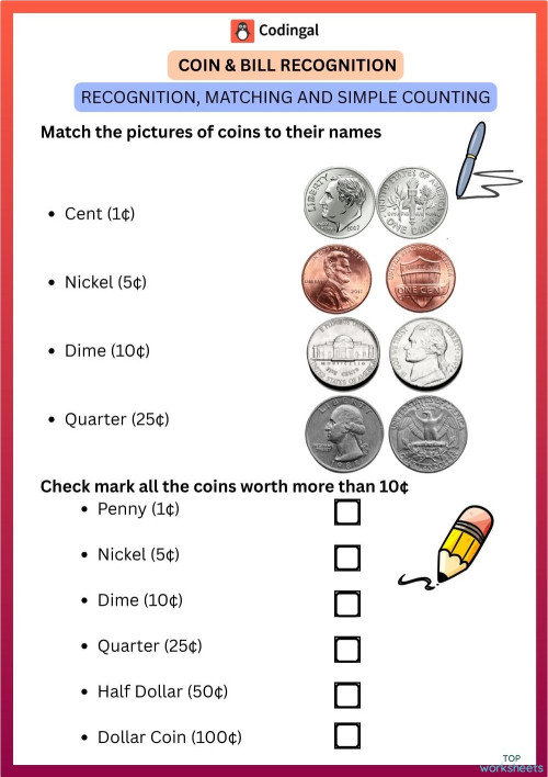 M_G01M16L53_WC01_US_Introduction_to_Money_1. Interactive worksheet ...