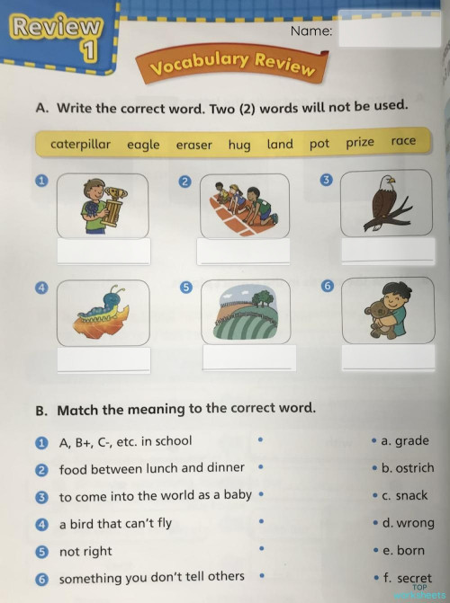 Class I Review 1. Interactive worksheet | TopWorksheets