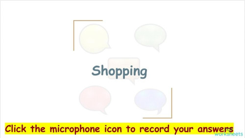 6- Shopping (Copied). Interactive worksheet | TopWorksheets