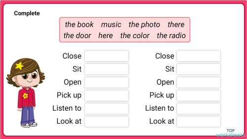 KBNG101 - Activity 6.10. Interactive worksheet | TopWorksheets