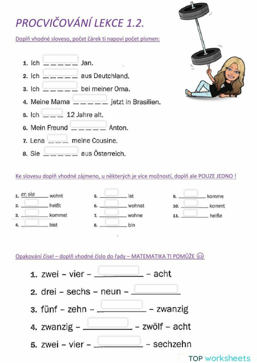 Grammatik: interactive worksheets and online exercises | TopWorksheets
