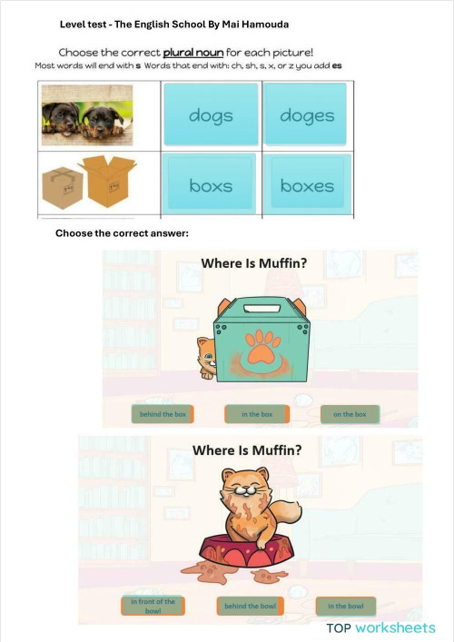 Exam. Interactive worksheet | TopWorksheets