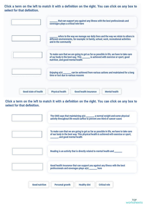 Joshua Project. Interactive worksheet | TopWorksheets