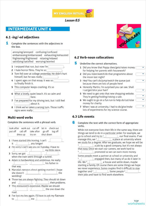 INT 6.5 (V). Interactive worksheet | TopWorksheets