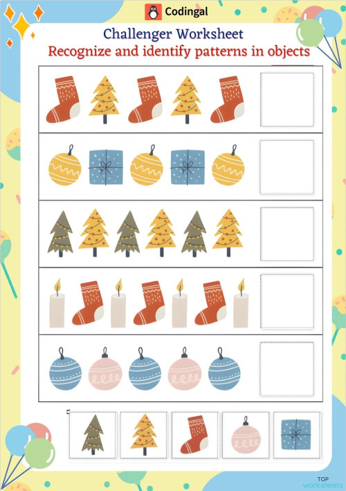 patterns: interactive worksheets and online exercises | TopWorksheets