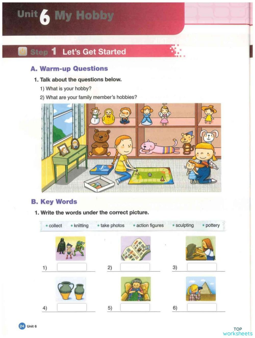 Step by step listening 3 (Unit 6). Interactive worksheet | TopWorksheets