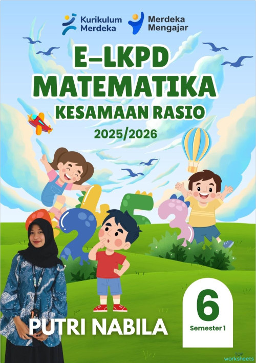 E-LKPD KESAMAAN RASIO - PUTRIN NABILA. Lembar kerja interaktif ...
