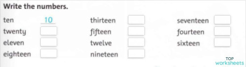 3rd grade Numbers. Interactive worksheet | TopWorksheets