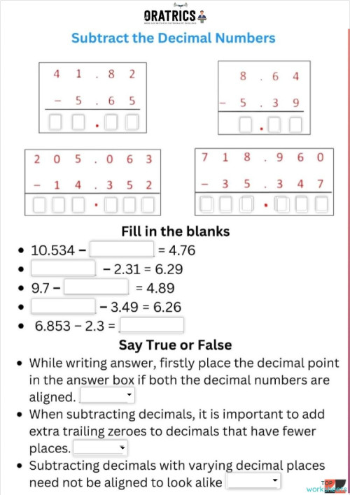 Place Value 101. Interactive worksheet | TopWorksheets