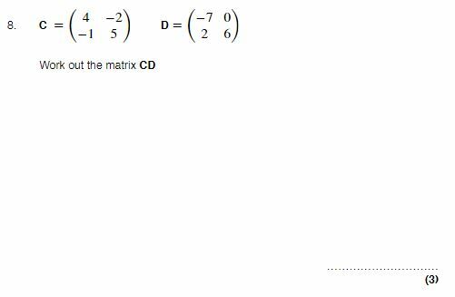 Matrix Task Test Matrices Review Test. Interactive worksheet | TopWorksheets