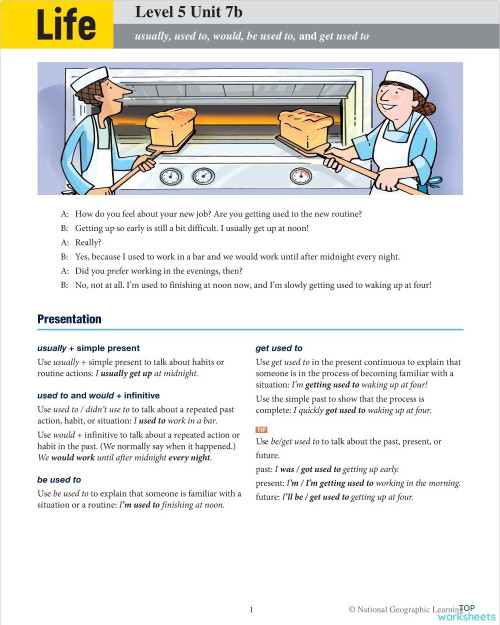 Neo Cursos Life 5 Unit 7b. Interactive worksheet | TopWorksheets
