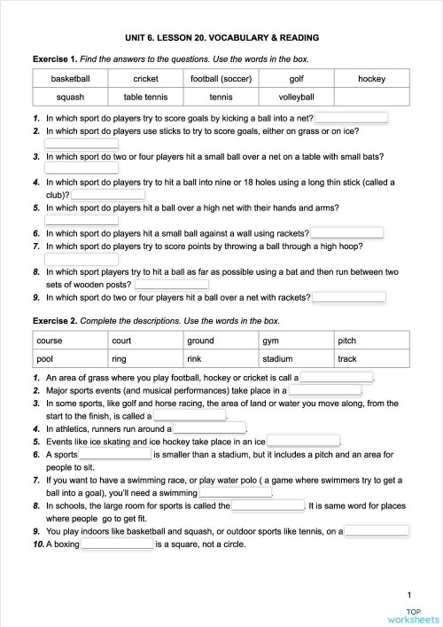 IE50 - Lesson 20. Homework. Bài tập tương tác | TopWorksheets