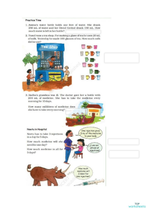 Revision class 4 maths( junk Seller) Interactive worksheet TopWorksheets Revision class 4 maths( junk Seller) Interactive worksheet TopWorksheets