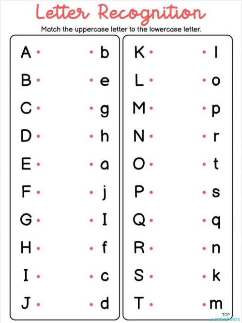 Letters: interactive worksheets and online exercises | TopWorksheets