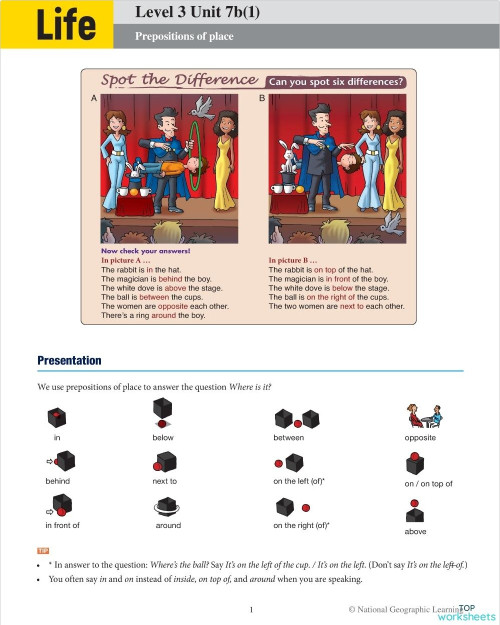 Neo cursos Life 3 Unit 7b(1). Interactive worksheet | TopWorksheets