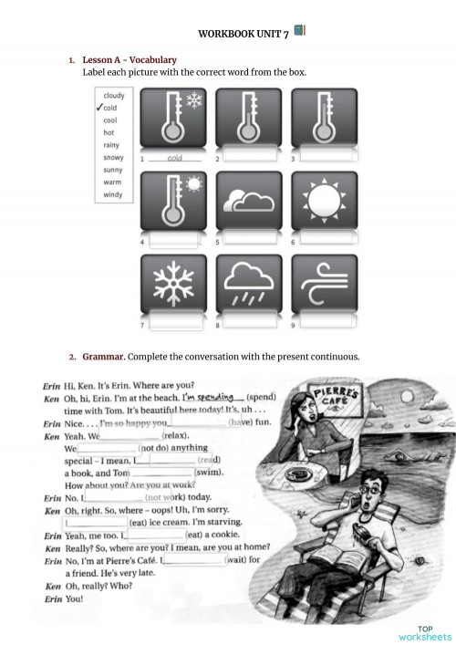 Unit 7 Vocabulary And Grammar Interactive Worksheet Topworksheets Unit 7 Vocabulary And Grammar Interactive Worksheet Topworksheets