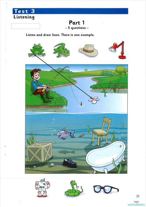 Starters 9 Speaking/Listening Practice T3 (2015). Interactive worksheet ...