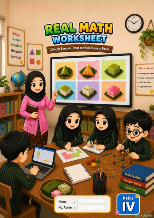 Real Math Worksheet. Lembar kerja interaktif | TopWorksheets