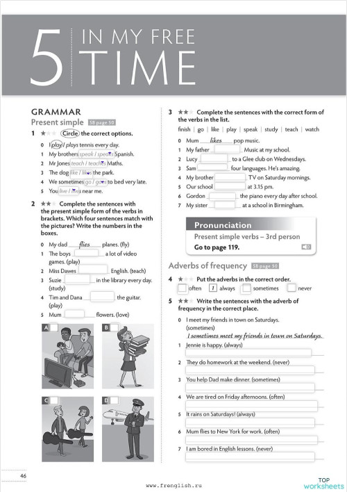 THINK 5-PRACTICE 1. Interactive worksheet | TopWorksheets