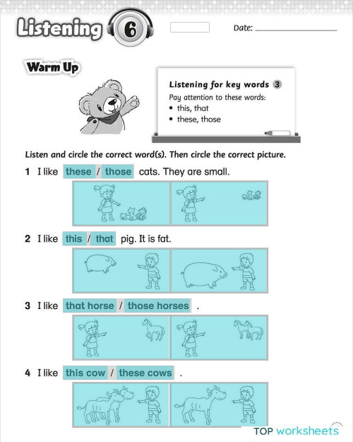 L&R 1A.6. Interactive worksheet | TopWorksheets