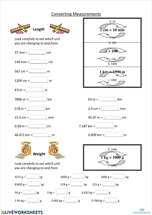 SS 2ND TERM MATHS TEST: MEASUREMENTS. Interactive worksheet | TopWorksheets
