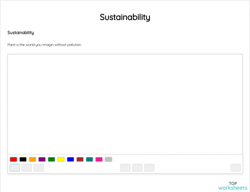 Sustainability. Interactive worksheet | TopWorksheets