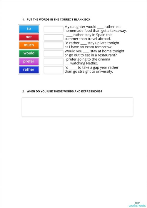 WORKSHEET OCTOBER 30. Interactive worksheet | TopWorksheets