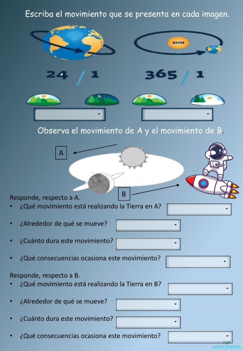 Ambiente, Ciencia y Sociedad. Ficha interactiva | TopWorksheets