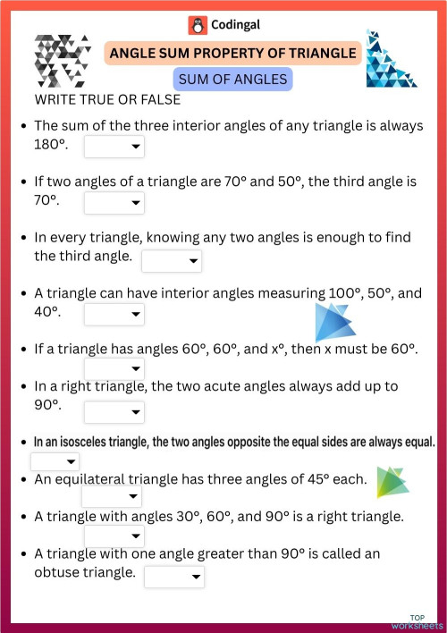 M_G07M13L47_WC02_Solving_for_Missing_Angles_in_Triangles_. Interactive ...