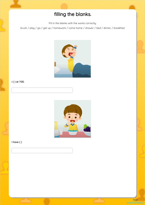 Writing: interactive worksheets and online exercises | TopWorksheets