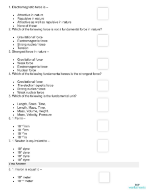 natural science interactive worksheets and online exercises topworksheets