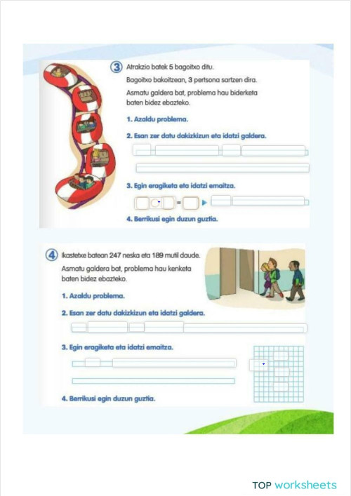 BURUKETAK. Fitxa interaktiboa | TopWorksheets