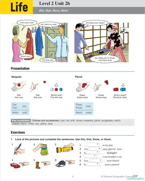 NEO - Life 2 - Unit 2B Grammar worksheets. Interactive worksheet ...