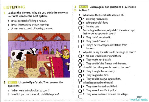 think 3 b1 Cambridge 1.16. Interactive worksheet | TopWorksheets