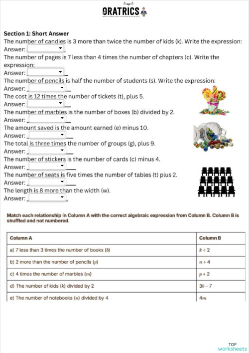 Place Value 184. Interactive worksheet | TopWorksheets
